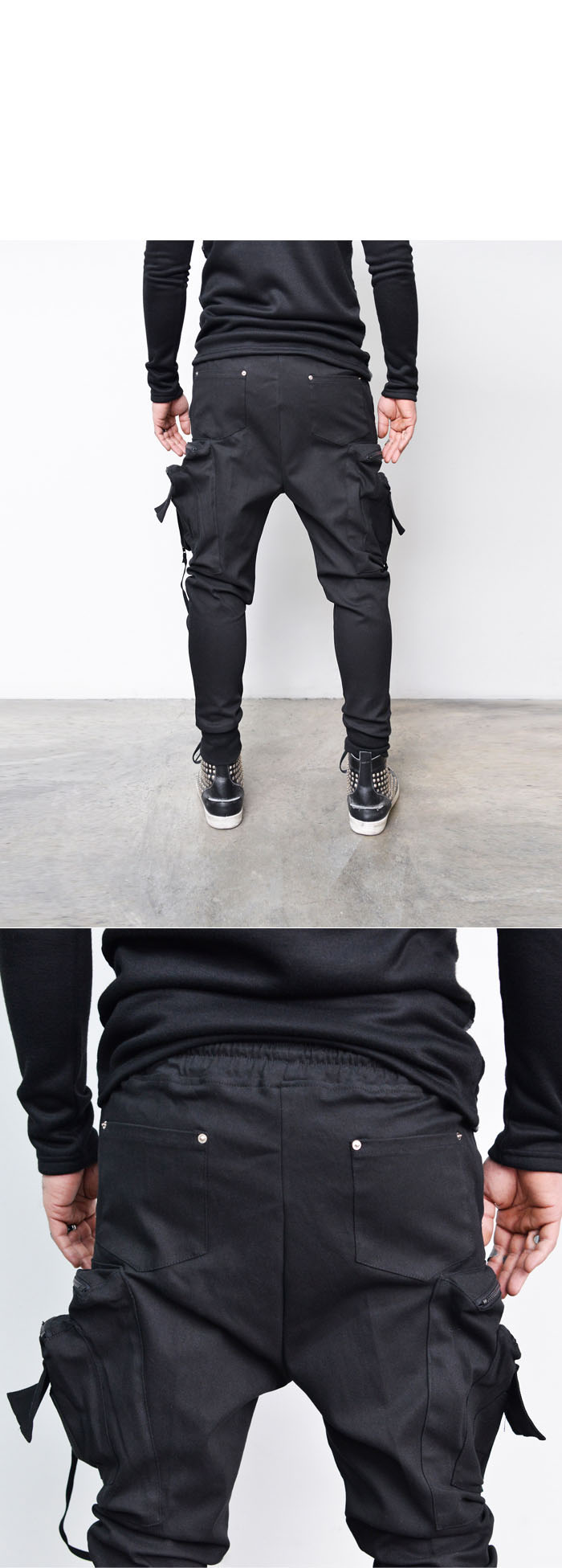 baggy cargo sweatpants